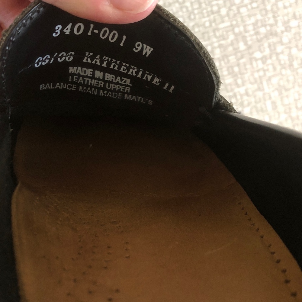 Bass Weejuns Katherine ll Black Leather Loafers, 9W - Picture 9 of 10